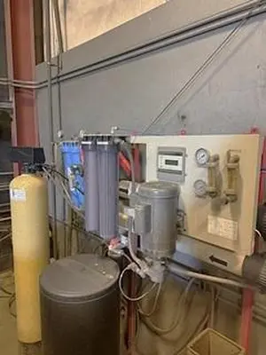 2015 Omax Maxiem Water Jet Cutting Machine with 30 HP Pump, 50,000 PSI Cut Pressure, 600 lb. Bulk Abrasive Delivery System