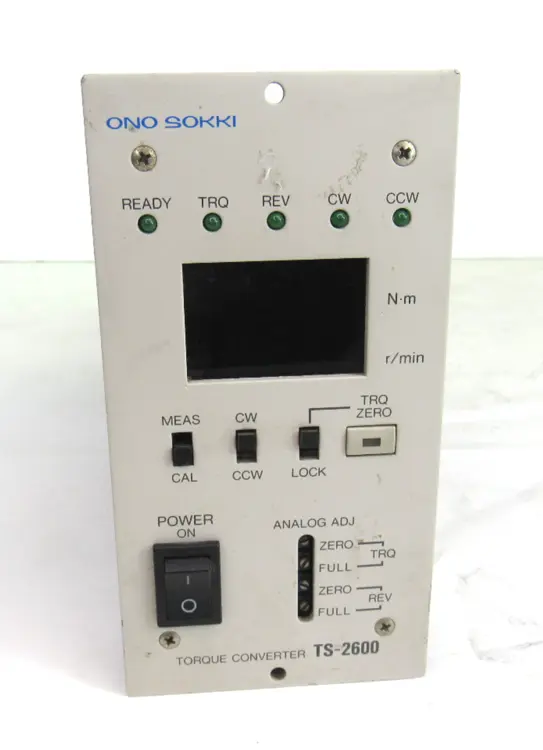 Used ONO SOKKI TS-2600 Transducers | Industrial Parts R Us Inc. #365802