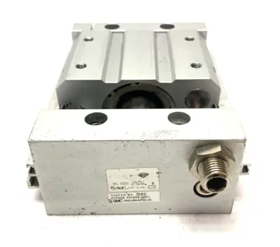 USED SMC GUIDED RODLESS PNEUMATIC CYLINDER