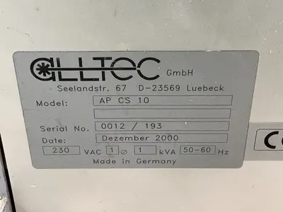 Used 2000 ALLTEC AP CS 10 Laser Markers Ohio US | HGR 24 #1415382