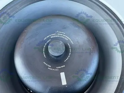 USED BECKMAN AVANTI J-E  REFRIGERATED HIGH-SPEED FLOOR CENTRIFUGE W/ JLA-9.100 ROTOR