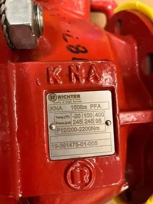 New | in-Stock RICHTER KNA-150LBS-PFA Pump & Valve Parts Ohio US | Surplus Asset Holdings #1226347