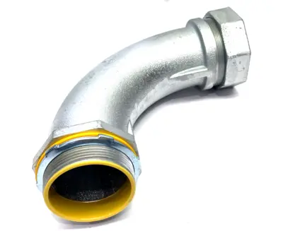 LTB30090 | Eaton  Liquidator Liquidtight Connector, FMC, 90 Deg, Insulated, 3" - New Other