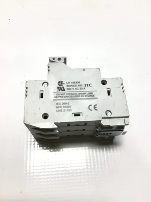 ITC VLC10 Modular Fuse Holder 3P 30A 600VAC (Lot of 8)