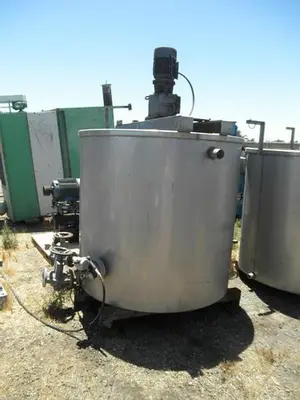 Tank, 750 Gallon, S/st, Agit, 3 HP, (4) #C735196