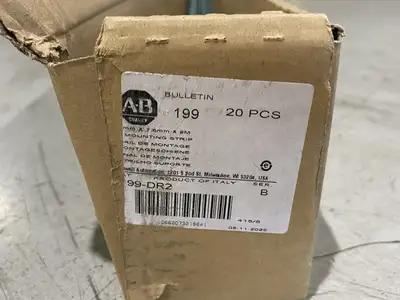 New | in-Stock Allen-Bradley Ser. B Mounting Strip DIN Rail IEC 35mm x 7.5mm BOX OF 8 Electrical Boxes Michigan US | Maverick Industrial Sales #1442965
