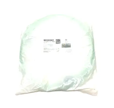 USED BECKHOFF DOUBLE ENDED ETHERCAT CABLE M12 4-PIN 2M