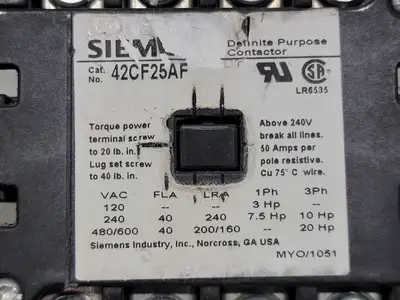 USED SIEMENS 42CF25AF