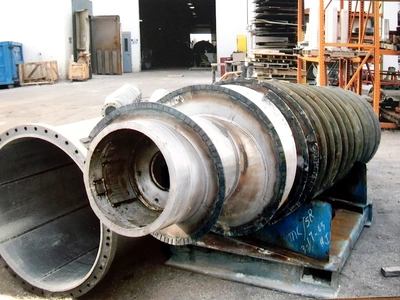Bird 6150 solid bowl decanter centrifuge, SS.
