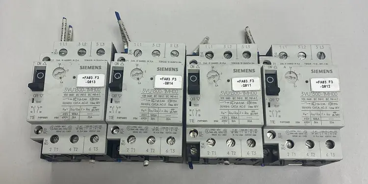 Used SIEMENS 3VU1300-1MH00 Starters | Surplus Asset Holdings #1204674