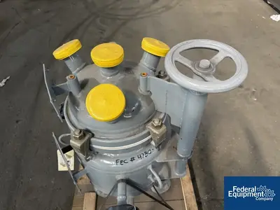 USED De Dietrich 10 Gal DeDietrich Glass Lined Reactor, 300/115#