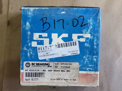 NEW SKF 6312-Z/C3