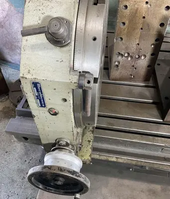 3.5"  x 40 TAPER TOS MODEL #W9 ROTARY TABLE HORIZONTAL BORING MILL WITH FACING HEAD : YOBRO 25160