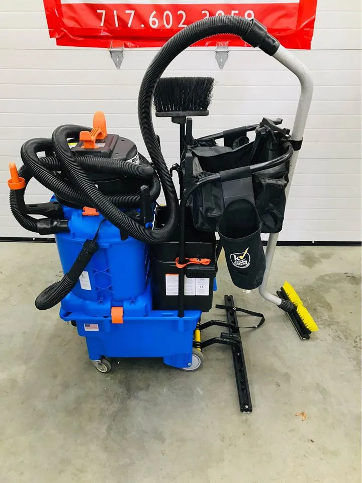 Kaivac OmniFlex Crossover Mobile Cleaning System w/ Battery Box, Charger Refurbished