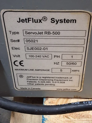 SPEEDLINE TECHNOLOGIES ServoJET SPRAY FLUXING SYSTEM
