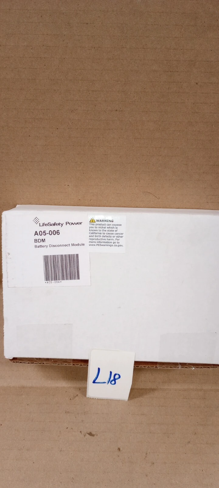 NEW LifeSafety A05-006 BDM Battery Disconnect Module