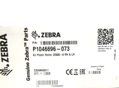 NEW ZEBRA P1046696-073 PLATEN ROLLER P1046696073
