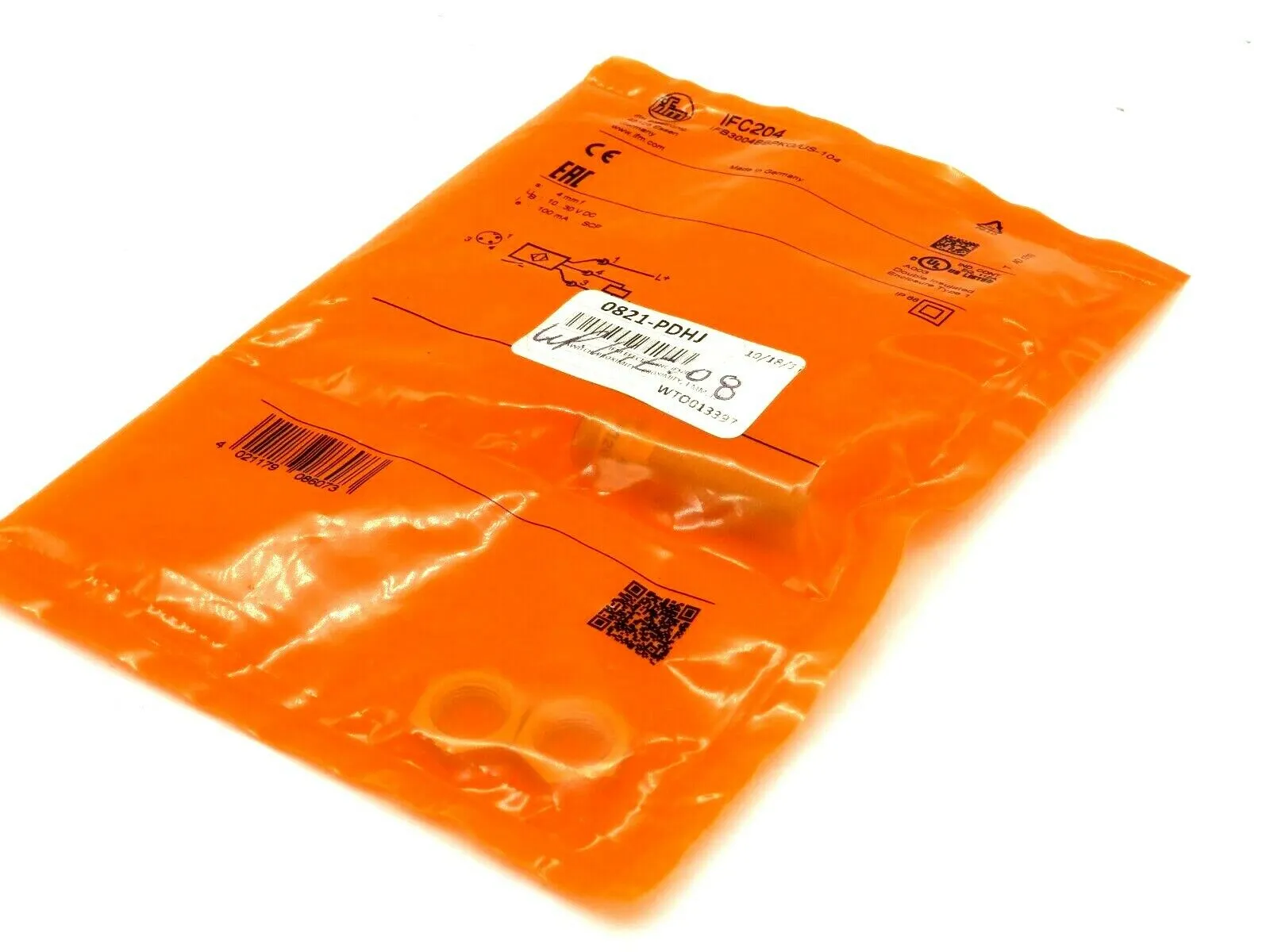 NEW IFM EFECTOR IFB3004BBPKG/US-104-IFC204 PROXIMITY SENSOR IFC204