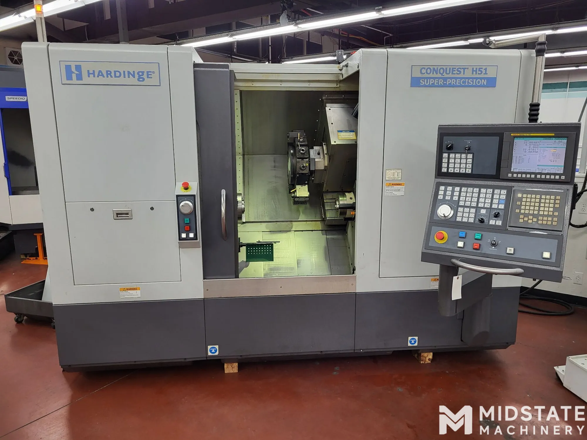 Hardinge Conquest H51MSY Super Precision CNC Turning Center