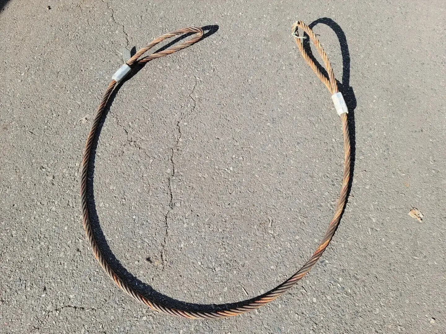 1/4" x 6 ft Lifting Wire Rope Sling Type Sling