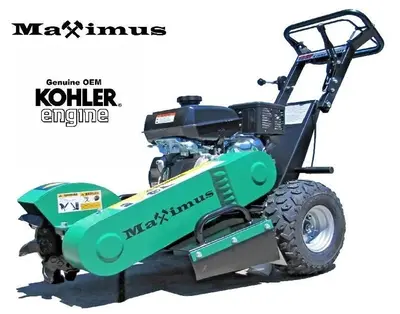 Maximus 15 HP Walk Behind Stump Grinder With Kohler Gas Engine & Extra Teeth