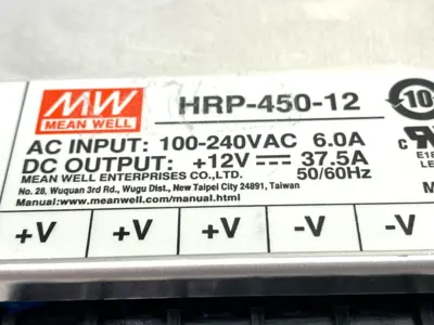 Used MEAN WELL AC-DC Power Supply AC/DC Power Supplies Michigan US | Maverick Industrial Sales #1414273