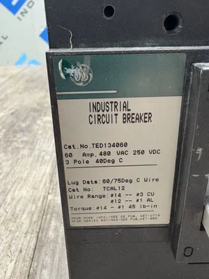 Used GENERAL ELECTRIC TED134060 Misc Electrical & Power Parts South Carolina US | ESS Industrial Equipment Sales #1496985