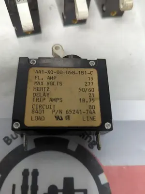 Used CARLING TECHNOLOGIES 65241-74A Miscellaneous Equipment (Electrical & Power) | Surplus Asset Holdings #1196543
