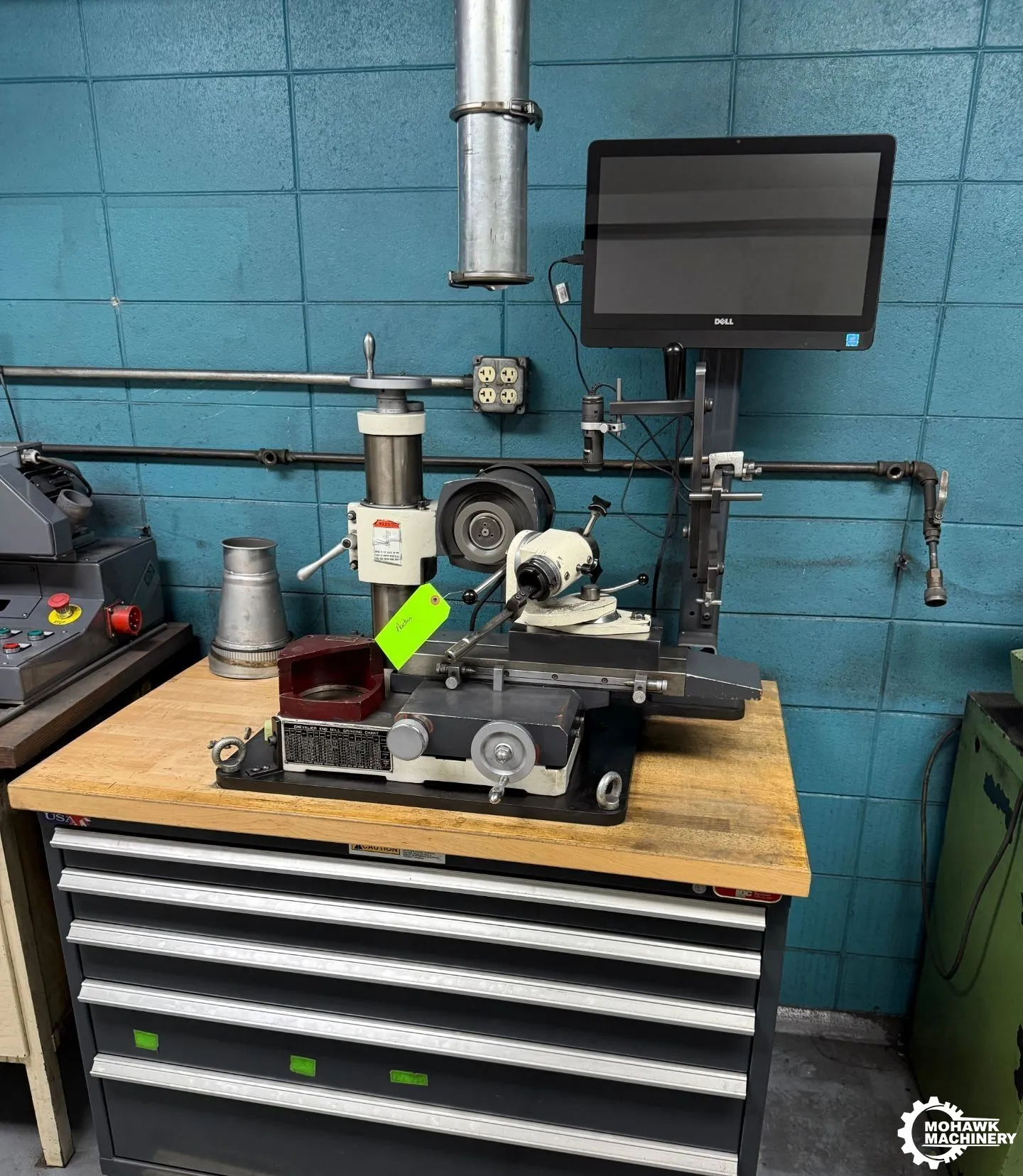 FCG-610 CHEVALIER BENCH-TYPE UNIVERSAL TOOL & CUTTER GRINDER w/MICROSCOPE