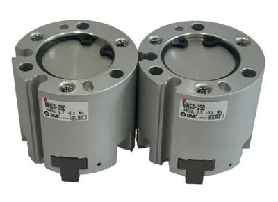 NEW SMC MHS3-25D PARALLEL AIR GRIPPER MHS325D LOT OF 2