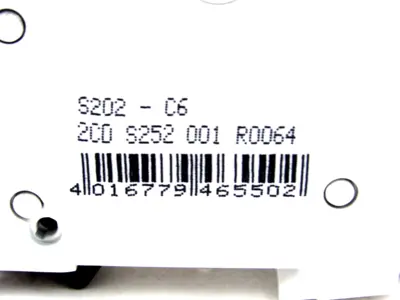 NEW ABB S202-C6 CIRCUIT BREAKER S202C6