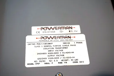 NEW POWERTRAN TRANSFORMERS PCE-1-1.5K-044-P TRANSFORMER PCE115K044P