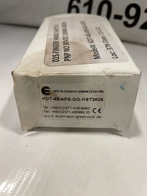 Eickmann-Elektronik KDT-46-APS-GG-KST3 46mm Hygiene‑Variant Touch Button -NIB