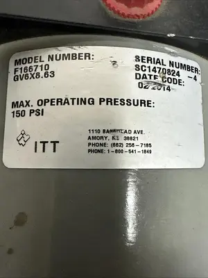 Used ITT F166710 GV6X8.63 Pneumatic Cylinders Ohio US | Surplus Asset Holdings #1365758