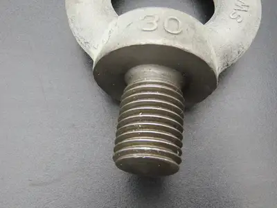 SWL 1.5T M30 x 3.5 Metric Shoulder Eye Bolt 45mm Shank NC-05  Lot of 3
