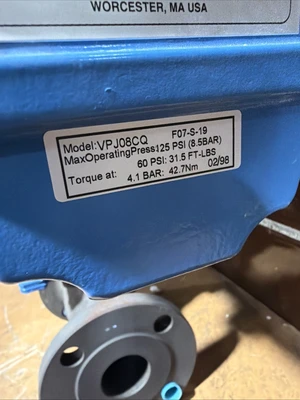 Used Jamesbury VPJ08CQ Valves/Fittings Indiana US | J&J Industrial Supply #1513168
