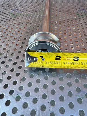 Stainless Steel 20" Syphon Tube w/ 2" OD Sanitary Fitting
