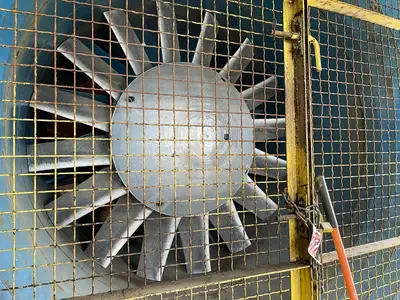 320,000 CFM Underground Mine Fan System w/ WEG 800 hp Motor