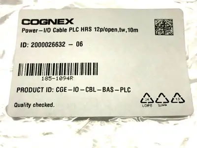 New | in-Stock COGNEX CORDSET Cable & Wire | Maverick Industrial Sales #1105825