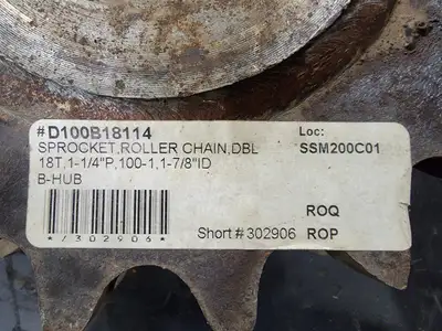 Roller Chain Sprocket D100B18114