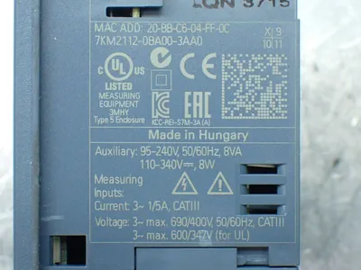 Used SIEMENS 7KM21120BA003A00 Power Meters Ohio US | HGR 24 #802972