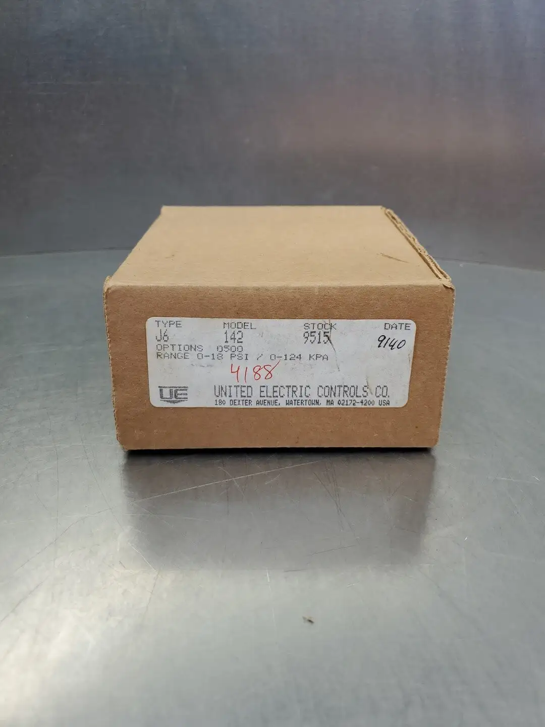 USED United Electric Controls Type J6 Model 142 Stock 9515