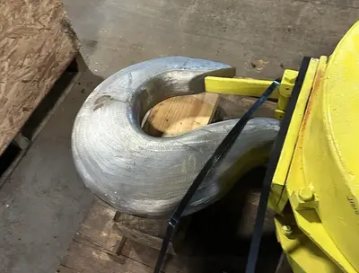 30 Ton Crane Block/Hook 4 Sheaves Rebuilt