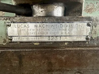60" LUCAS AIR LIFT ROTARY POSITIONING TABLE. STOCK #0314122