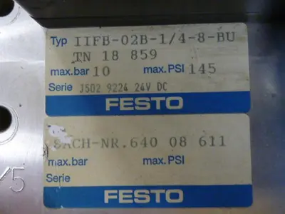 USED FESTO IFB8-02