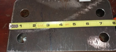 LOT OF 2  HEAVY DUTY  5 HOLE  TRIANGULAR JOINING PLATES LIFTPL-05- LIFTPL-08