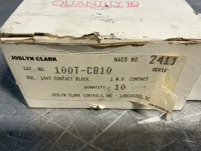 Used JOSLYN CLARK 100TCB10 Contact Blocks Ohio US | HGR 24 #1474814