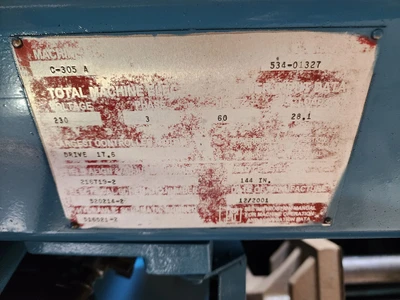 Used DOALL C-305A Horizontal Band Saws Minnesota US | INTER-PLANT SALES #1371295