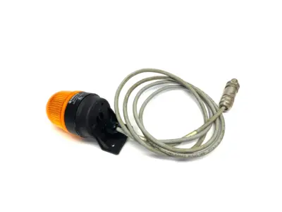 USED WERMA PERMANENT LED BEACON AMBER 24V IP65