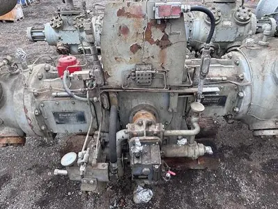 Gemini FE650C-2 Compressor Frame SN 50F530 with 89 series cylinders size 10.5” x 5.75”